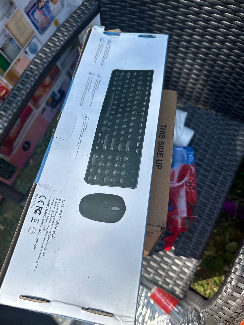 Wireless Keyboard and Mouse Combo - Black